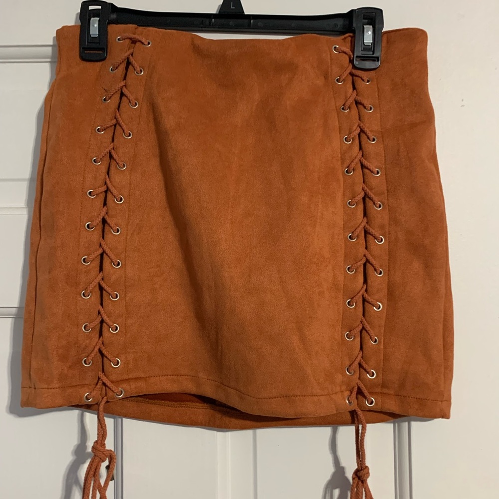 Brand Better Be, faux, bronze, Large skirt